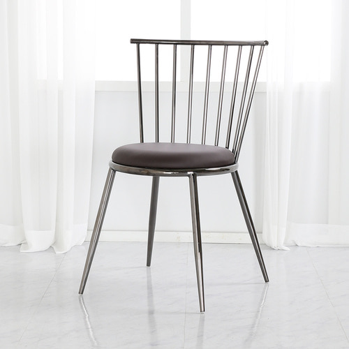 블랙 나인 체어 식탁 인테리어 카페 디자인 의자