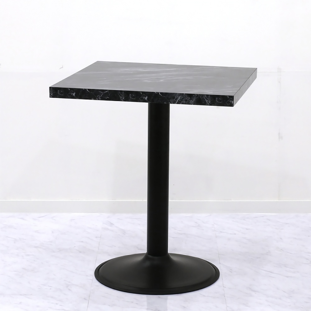 LPM 마블무늬 600 사각 A형 테이블 식탁 업소용