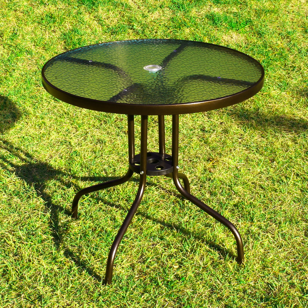 유로아이 800 원형 테이블 야외 정원 테라스 카페
