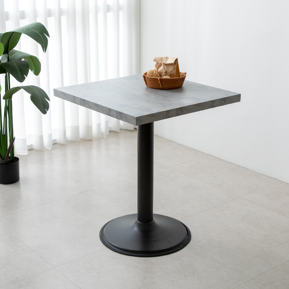 콘트라 600 사각 36T A형 2인 테이블 식탁 카페 식탁