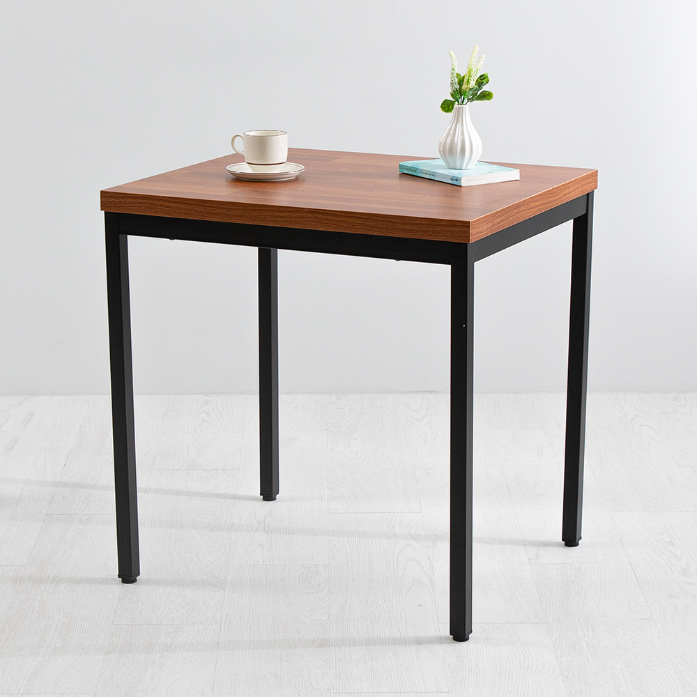 멀바우S 700X600 사각 2인 디자인 식탁 테이블