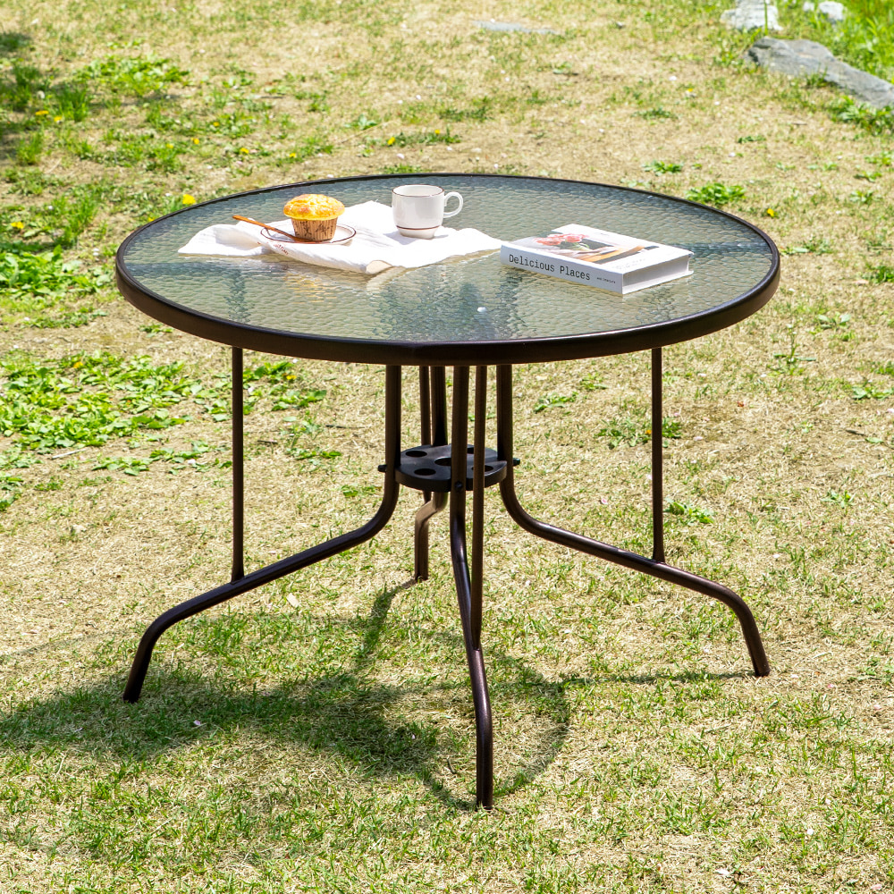 유로아이 1000 원형 테이블 야외 정원 테라스 카페