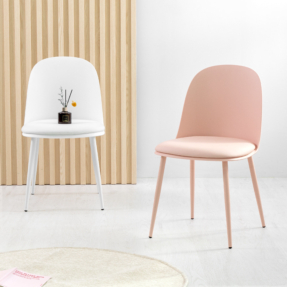 마카롱 체어 인테리어 디자인 철제 주방 식탁 의자